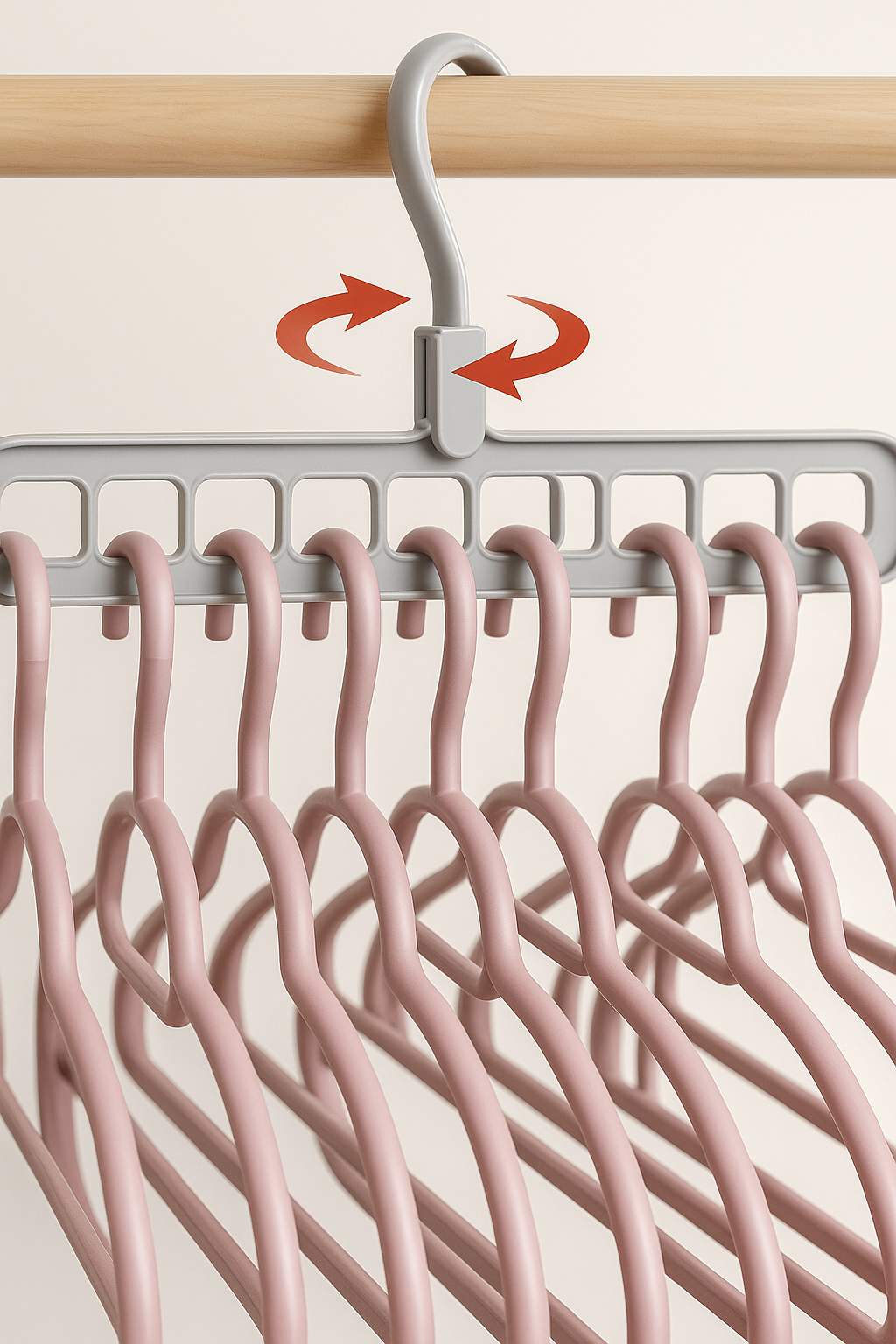 1 pcs Foldable Plastic Hanger